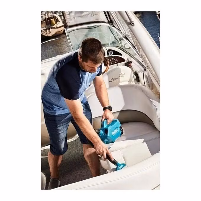 Makita DCL184Z LXT Aspirapolvere Portatile a Batteria 18V Verde con Funzione Soffiatore e Poliedro da 0,5 L – 2