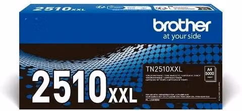 Cartuccia Toner Originale Brother TN2510XXL Nero per Stampanti Laser HL-L2865DW, MFC-L2960DW, MFC-L2980DW – 1
