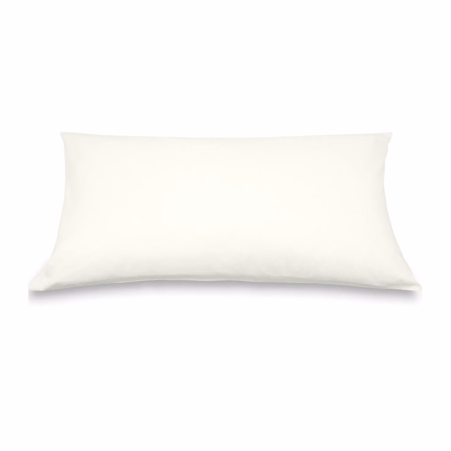 Federa copricuscino DaunenStep Oasi Deluxe in cotone pettinato bianco 50 x 80 cm