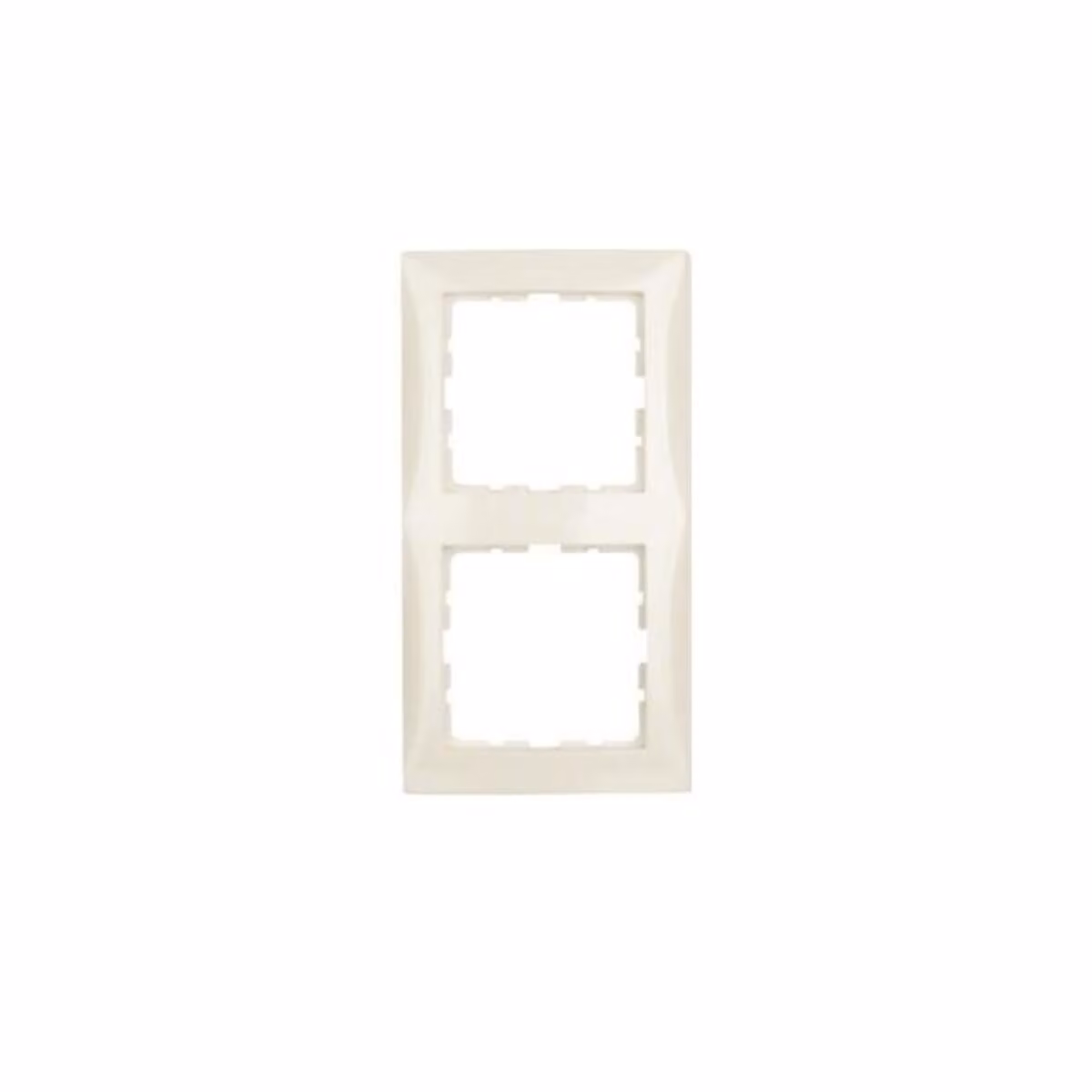 Cornice Berker, doppia, S.1, bianca, lucida, 1 pz.