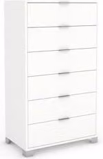 Cassettiera QUADRANTE 786 Sarmog con 6 cassetti Bianco neve opaco L: 70 cm
