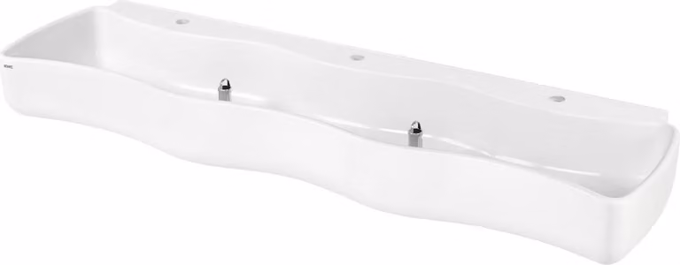 KWC AR, WASHINO, MIRANIT, 1600x207x450 mm, 3 posti di lavaggio