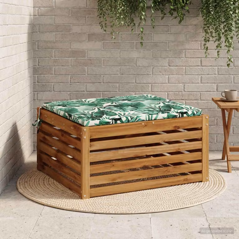 Cuscino per sedia vidaXL SOEST verde in poliestere con fodera rimovibile e resistenza UV