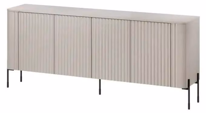 Letto Cama VERA 190x40x80 cashmere opaco