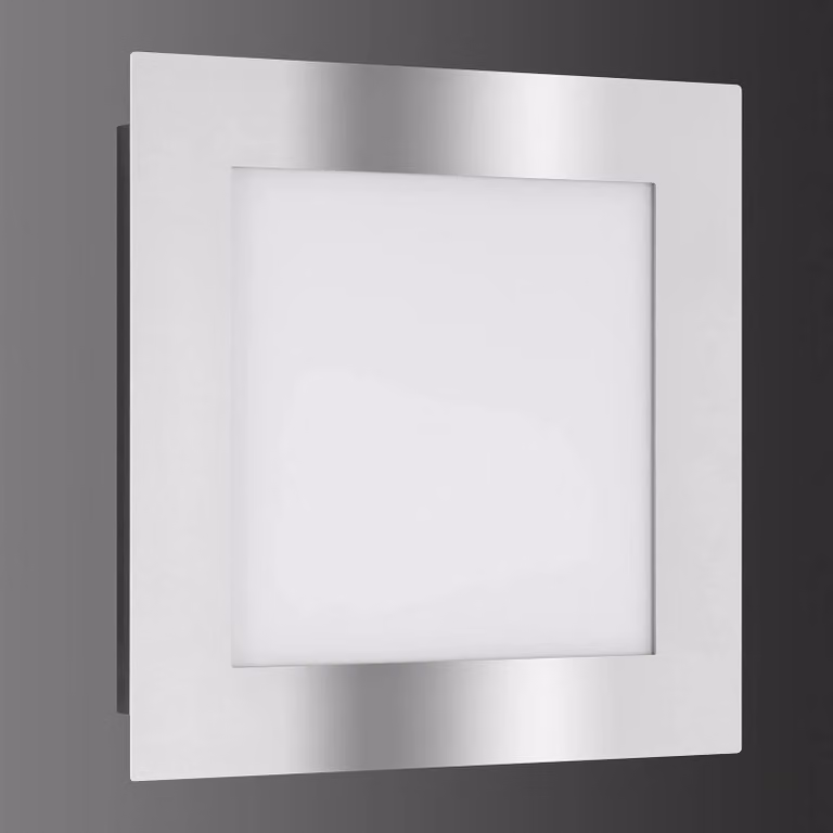 LCD Applique da esterni LED 3006 in acciaio inox, Alluminio / Grigio / Zincato, Acciaio Inox, Moderno
