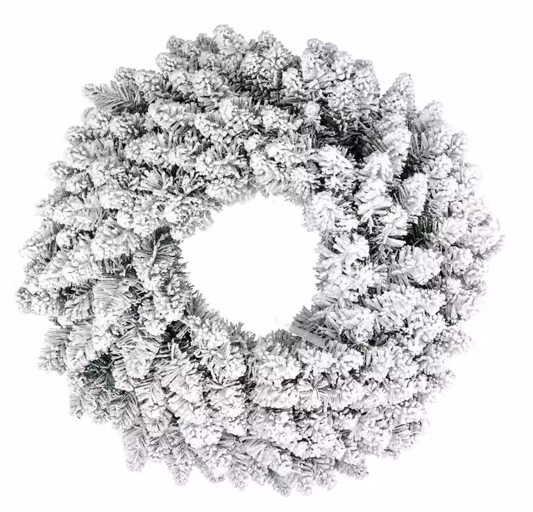 Coroncina monte bonifato innevato cm Ø40
