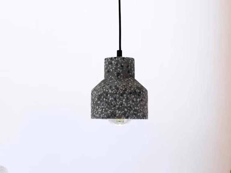 Lampada a sospensione in stile terrazzo