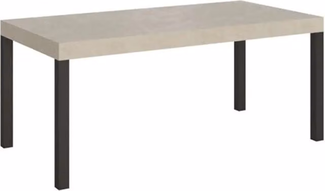 Tavolo allungabile Itamoby Everyday cashmere con gambe antracite L: 200-460 cm, P: 90 cm – 1