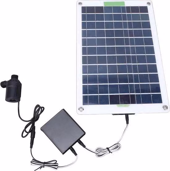 Pompa solare da 12 V e 100 W per vasche per uccelli e laghetti
