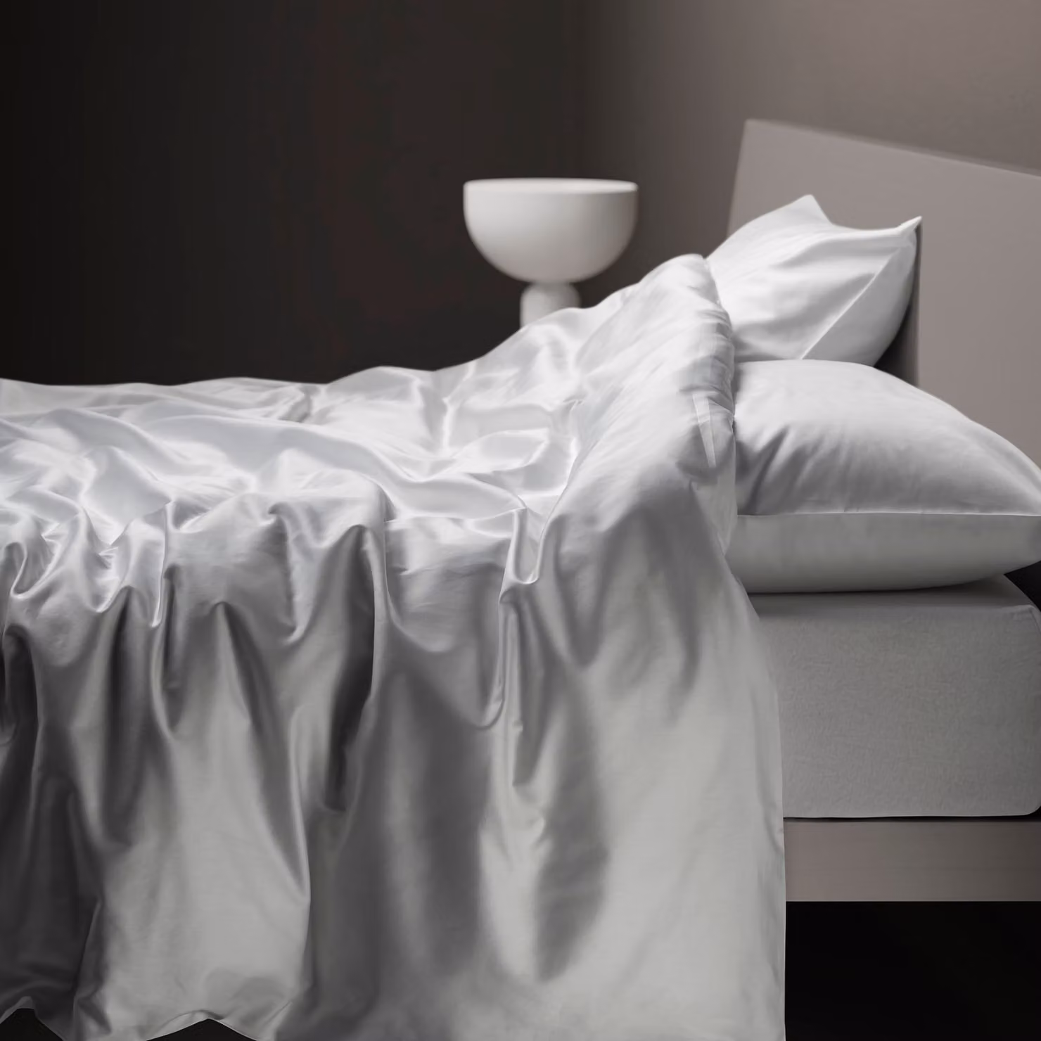 Copripiumino DaunenStep Oasi Deluxe in cotone pettinato bianco con chiusura a zip per adulti – 2