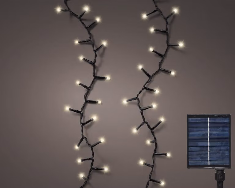Kaemingk, catena luminosa a LED solare, modello Compact, 16 metri, luce bianco caldo