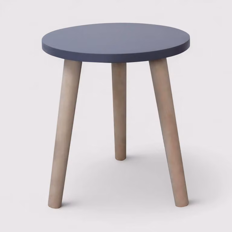 Astrid - Tavolino tondo in stile moderno e scandinavo per salotto