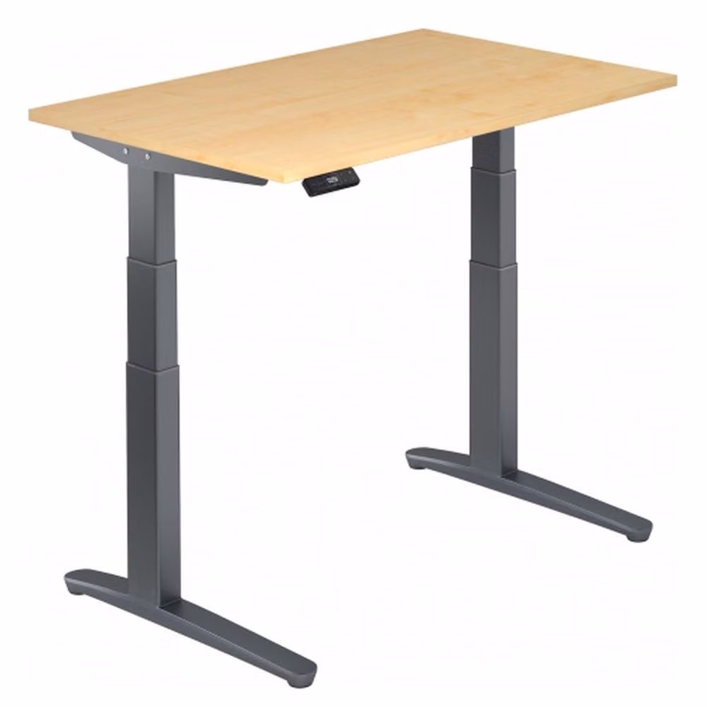 XBHM 12 GG - Impiallacciatura di acero, 120 x 80 cm, regolazione elettronica dell'altezza