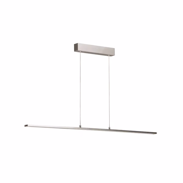 FISCHER & HONSEL Lampada a sospensione Marlo, dimmerabile, Alluminio / Grigio / Zincato, Soggiorno / Sala da pranzo, Metallo, Moderno, Lampada a sospensione