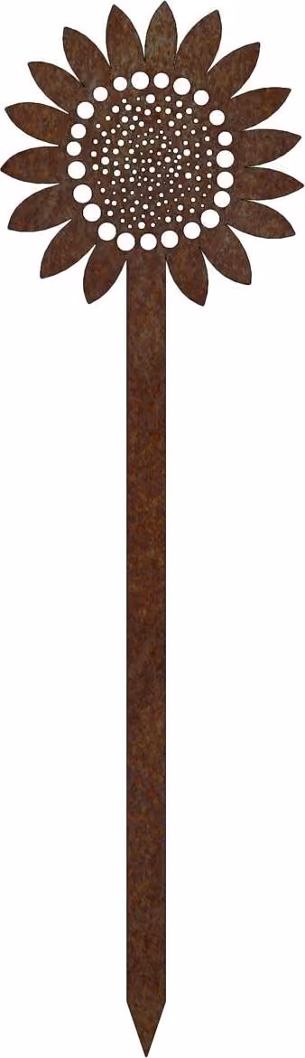 CORGARDEN Decorazione da giardino girasole 70 x 20 cm, corten CORGARDEN 1052