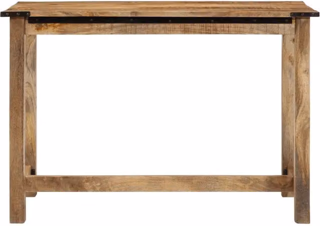Tavolo da pranzo rettangolare in legno di mango marrone vidaXL L/P/H: 110 x 55 x 75 cm