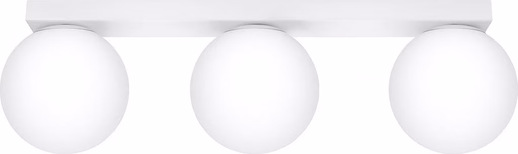 LUMILO CLEARWATER Lampada da soffitto a 3 luci, bianca