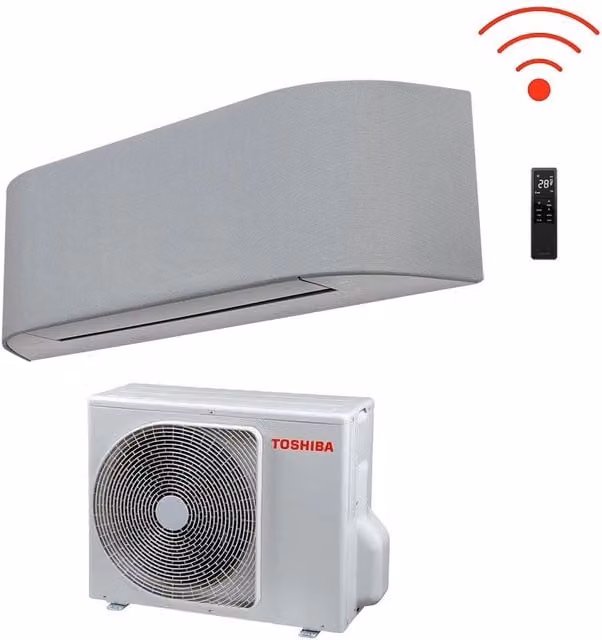 Condizionatore Split Toshiba Haori 16000 Btu RAS-B16N4KVRG-E con Wi-Fi Integrato e Classe Energetica A+++, Colore Bianco o Grigio