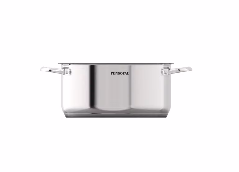 Casseruola in Acciaio inox antiaderente PFAS Free per induzione, due maniglie, linea New Era, diam. 20 cm