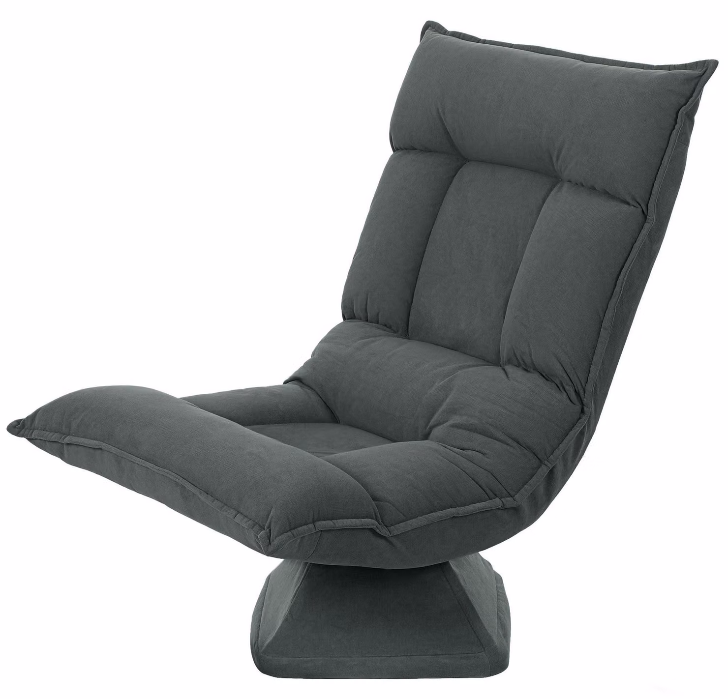 Poltrona girevole - Poltrona relax - Sedia - Poltrona da salotto - Poltrona - Grigio scuro