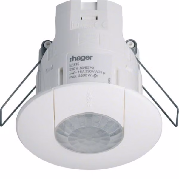 HAGER Installazione del rivelatore di presenza a 360° EE815 On/Off