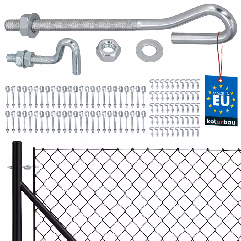 KOTARBAU® 50 PezziTiranti per Filo Acciaio M8 Tenditore Filo Tendicavo per Filo Acciaio Tendifilo Chiuso con Vite di Fissaggio Aperta