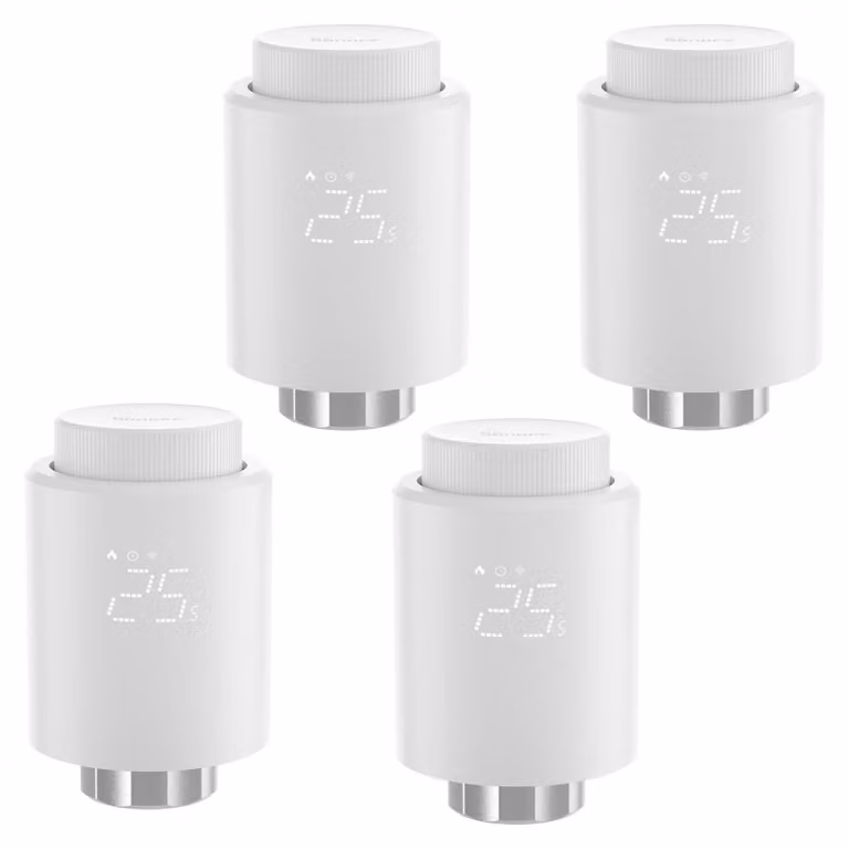 Termostato radiatore intelligente, compatibile con Zigbee e con funzionalità controllabili tramite app