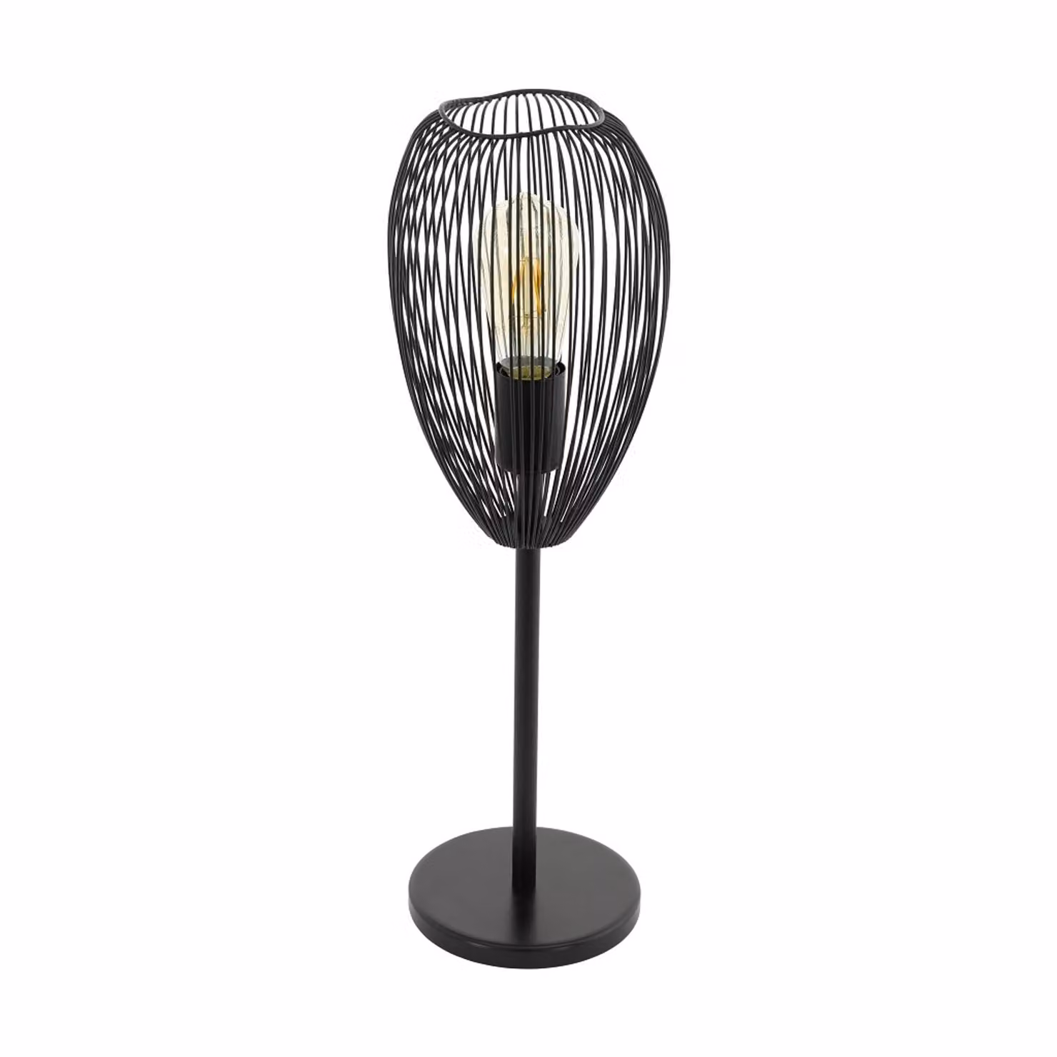 Lampada da tavolo Clevedon nera Eglo 49144