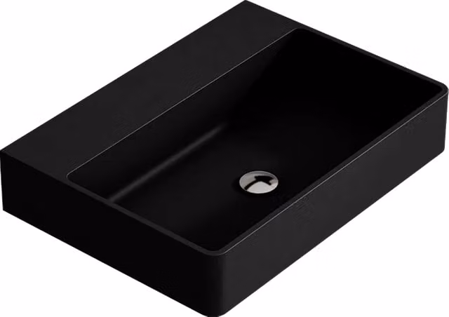 Lavabo da appoggio Solid Surface ALICANTE - nero