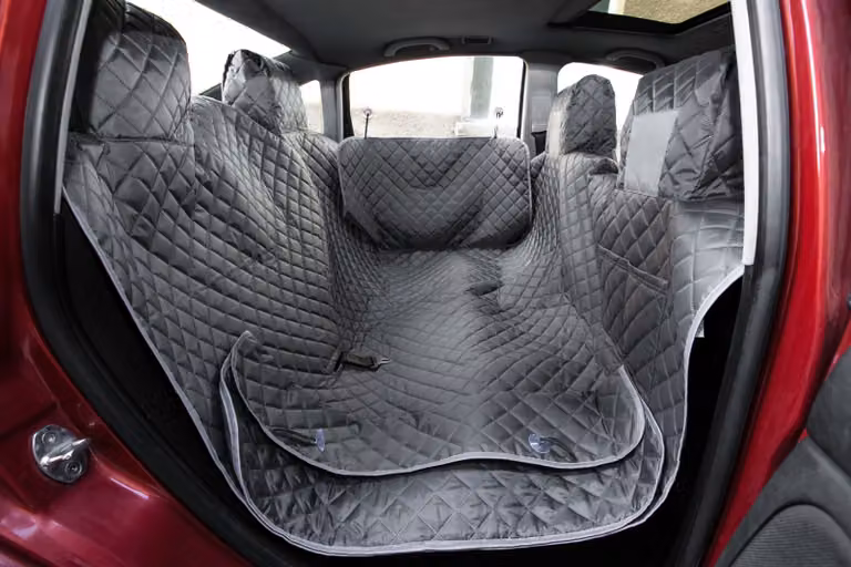 Coprisedile per cani, sdraio per auto, coperta per auto, copertura per auto, copertura, letti per cani, sdraio, con lati, 220 cm, grigio