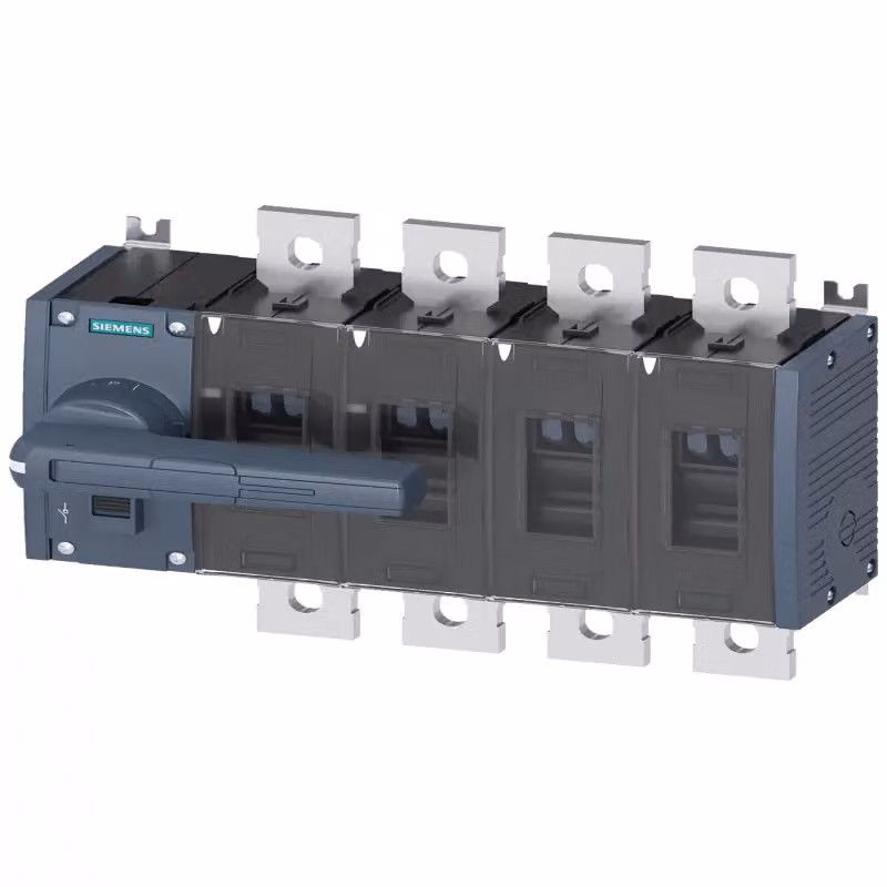 Interruttore sezionatore SIEMENS grigio 1000 A, 8 contatti di chiusura, 8 contatti di apertura, Siemens 3KD50420QE100