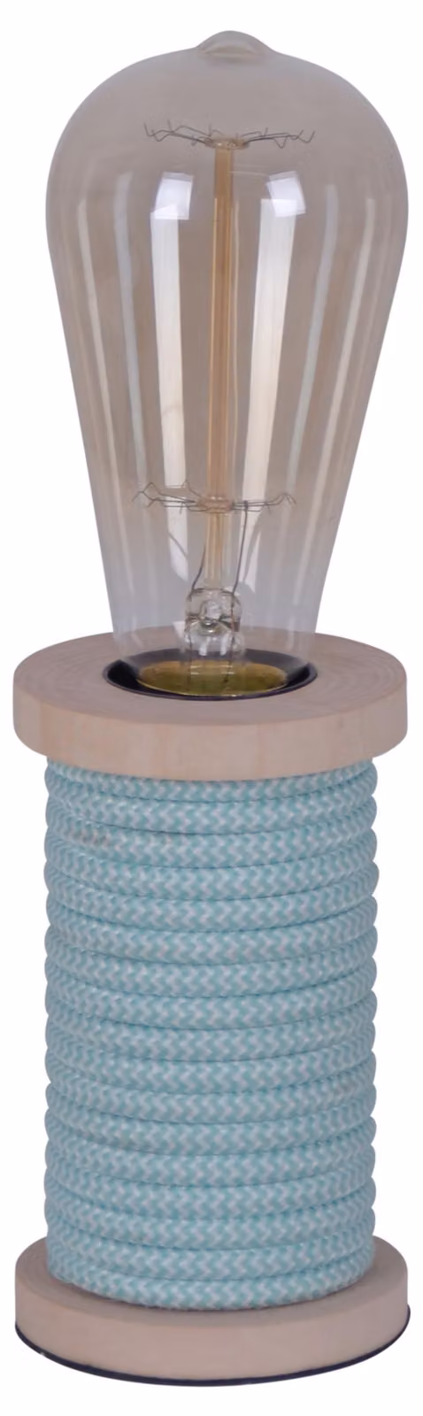 Lampada da tavolo Max E27 Ø7,5 cm turchese