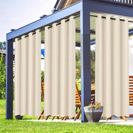 Copertura da esterno per giardino TOPCHANCES in poliestere beige L: 254 cm x P: 274 cm