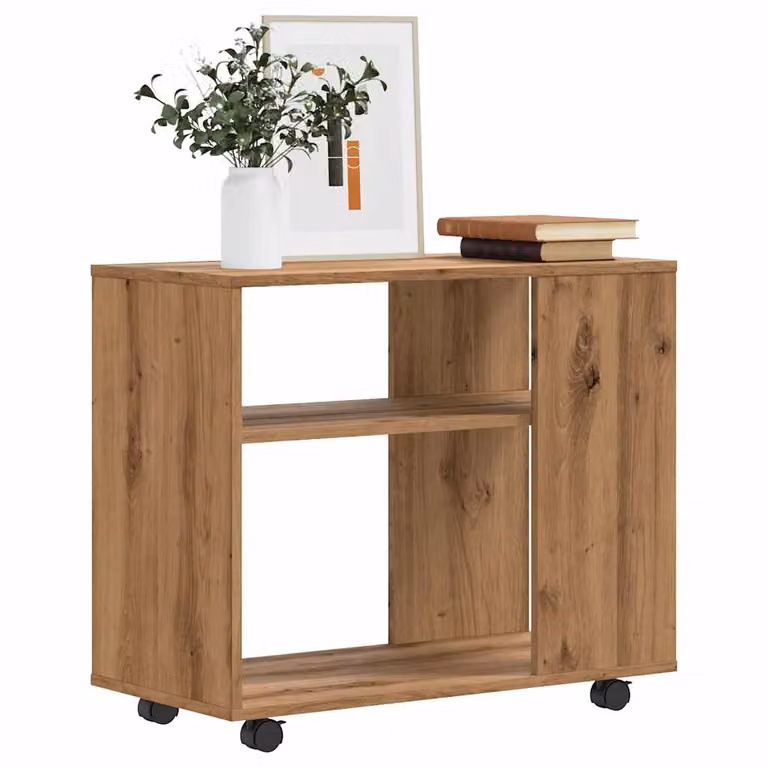 vidaXL Tavolino da Salotto Moderno in Rovere Marrone, L/P/H: 70 x 35 x 60,5 cm