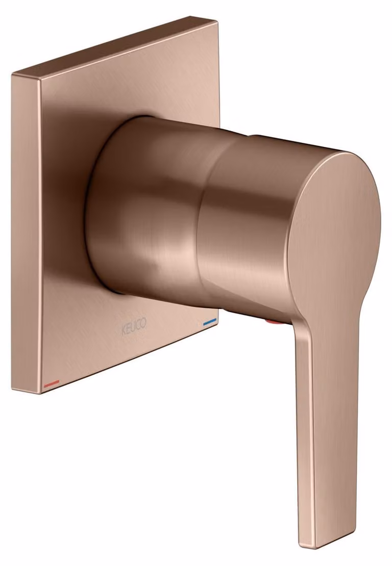 KEUCO EDITION 11 Mitigeur monocommandé encastré, forme rosace carrée, 51151290002, 51151290002
