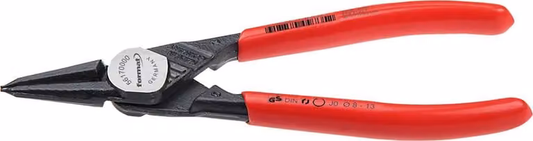 Pinza a morsetto per anelli di sicurezza, modello interno dritto J3, lunghezza 230 mm