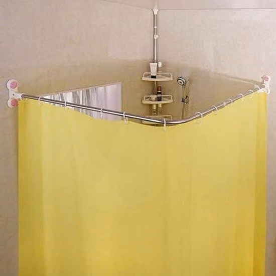 Aste per box doccia 100 cm x 117 cm in acciaio inossidabile