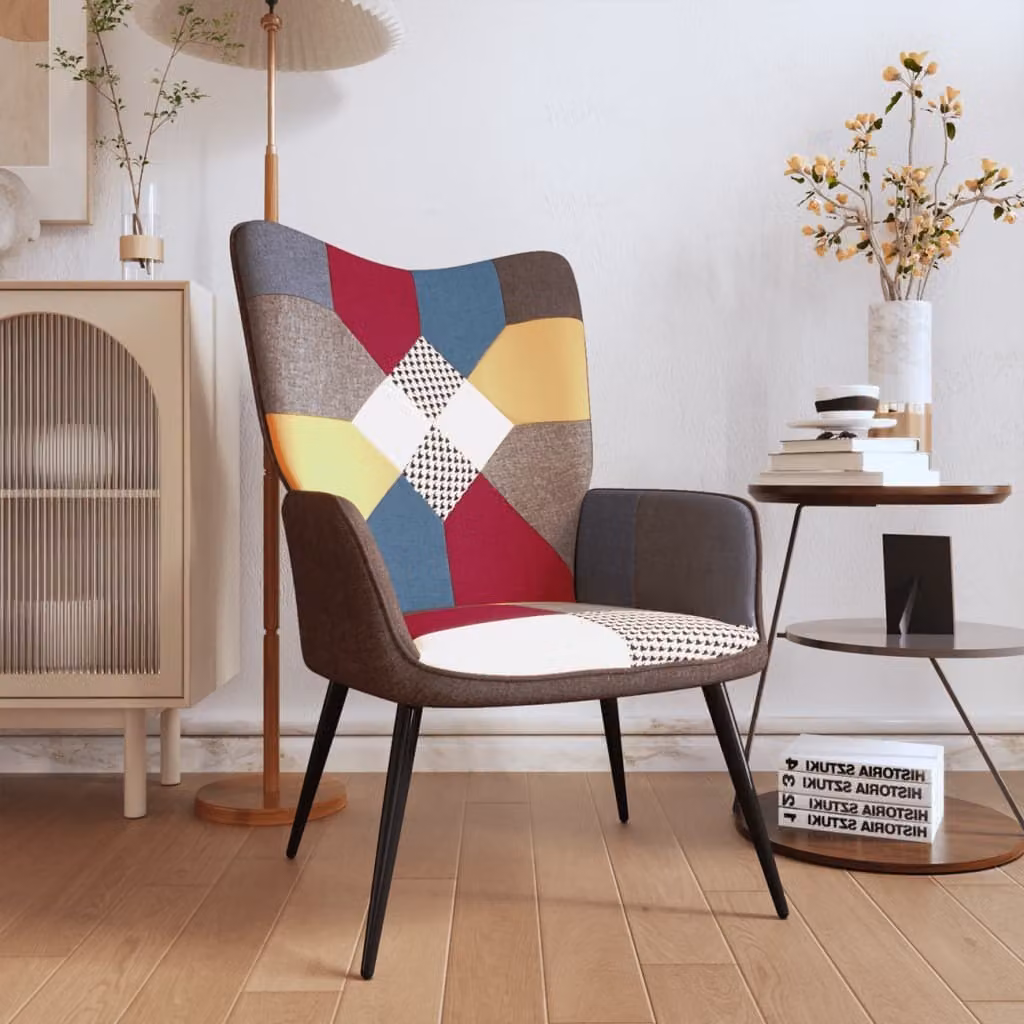 Maison Exclusive - Poltrona relax in tessuto patchwork
