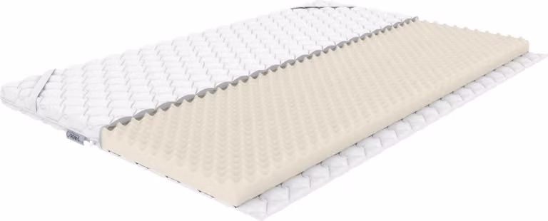 REM-Sen Topper Premium Memory Foam Memo Royal 70x200 cm, altezza 9 cm, grado di rigidità 2 (H2) – Coprimaterasso per un ottimale alleggerimento della pressione e un sonno profondo, con effetto memoria per una sensazione di leggerezza durante il riposo – Ö