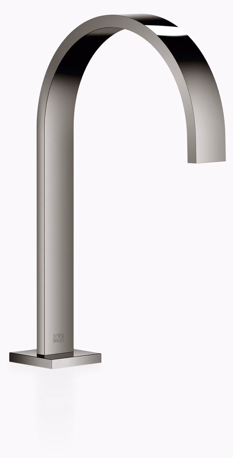 Dornbracht MEM Bec déverseur pour lavabos sans garniture d'écoulement, saillie 200mm, 13716782-19, 13716782-19
