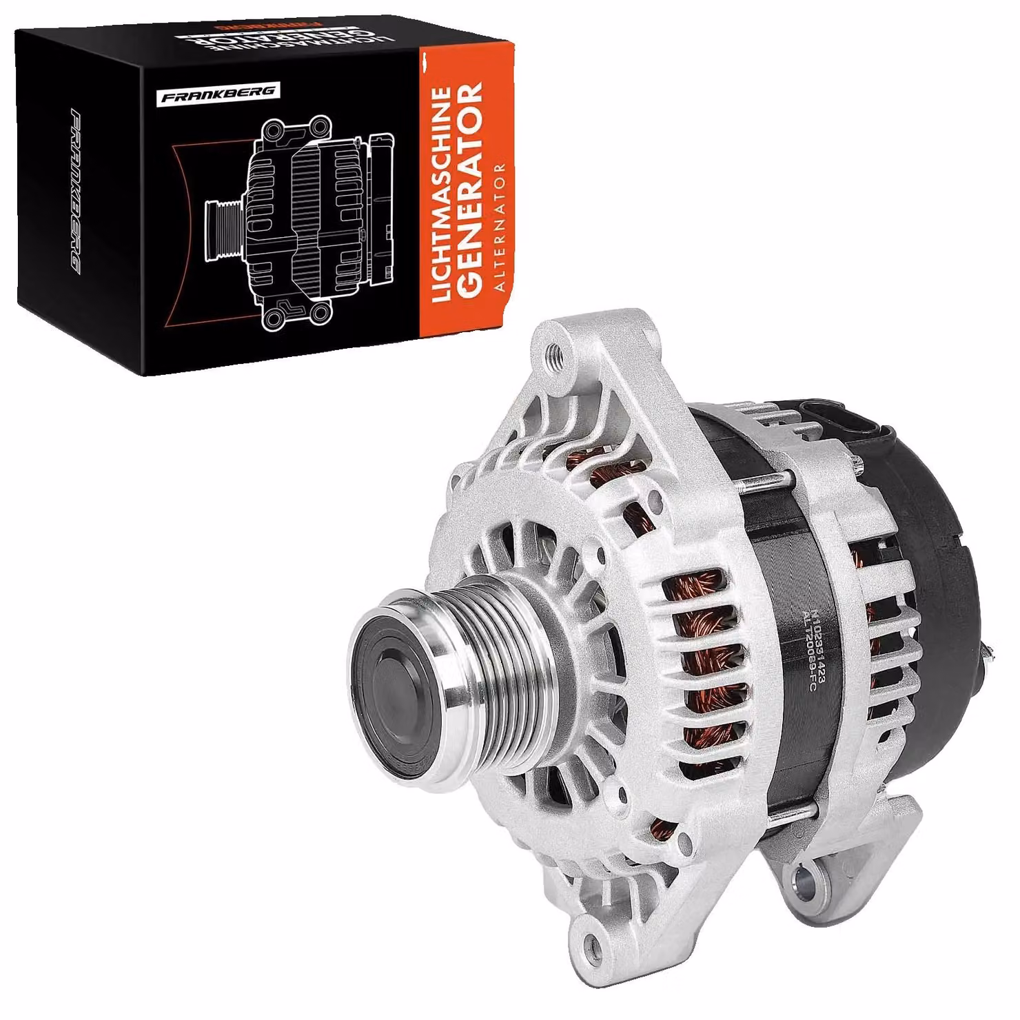 Alternatore, 12V, 140 A, diametro puleggia 55,6 mm, montaggio diretto, 6 scanalature