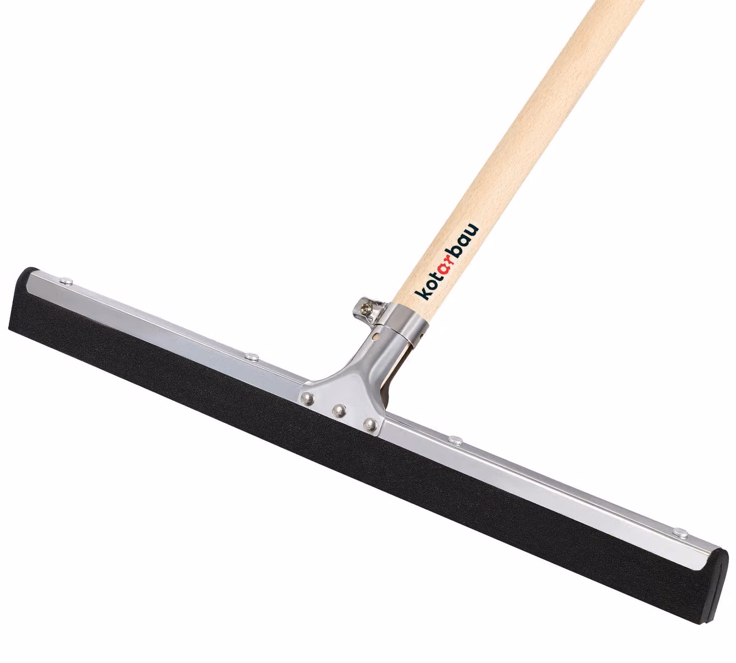KOTARBAU®: Spazzolone per pavimenti con manico in legno, spazzolone per pavimenti, mop per pavimenti, 45 cm, 150 cm