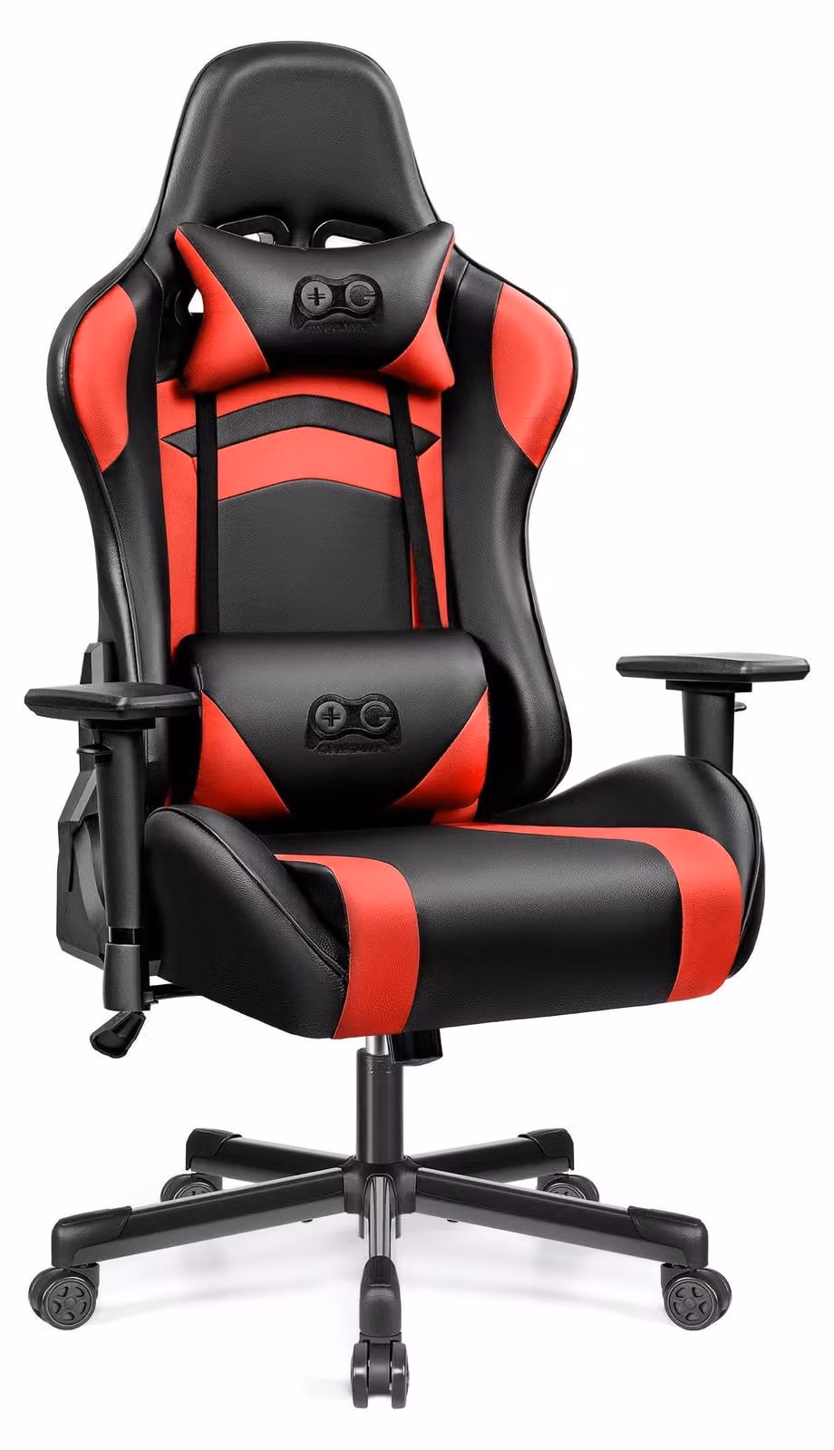 Sedia da gaming ergonomica con funzione relax e braccioli 3D rivestiti in ecopelle