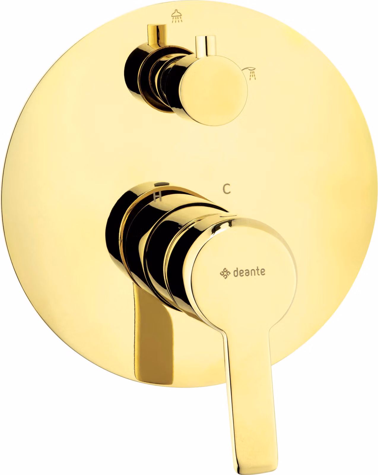 Concealed shower mixer with shower switch