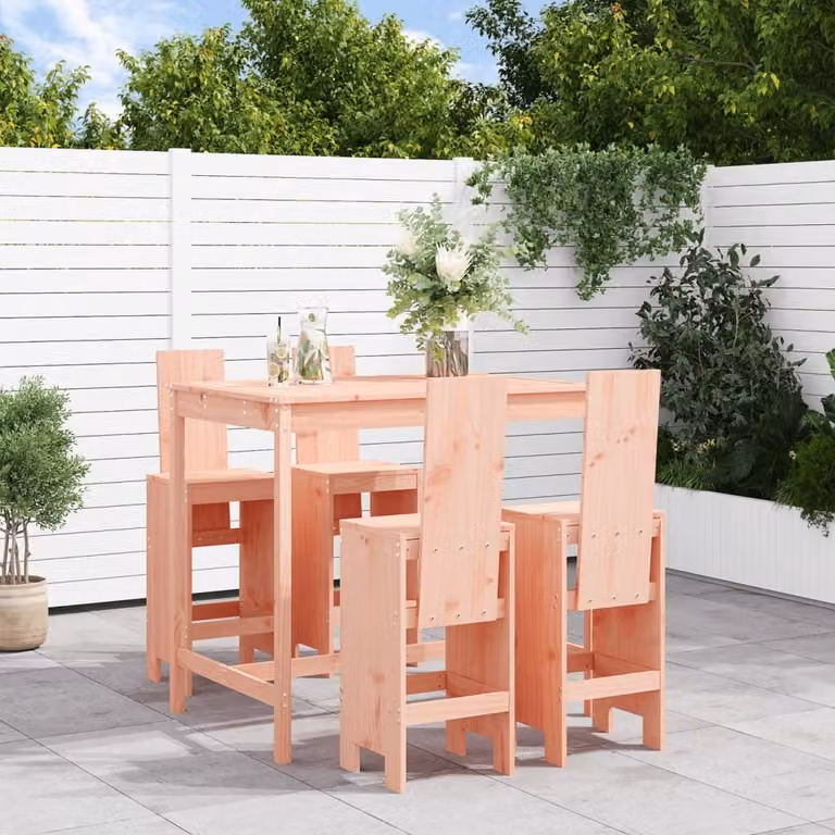 Maison Exclusive - Set da giardino da 5 pezzi in legno massello di douglasia