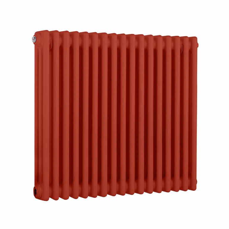 Radiatore Orizzontale a Colonne (3 Colonne) 750mm x 785mm - Rosso (Siamese Rosso) - Regent