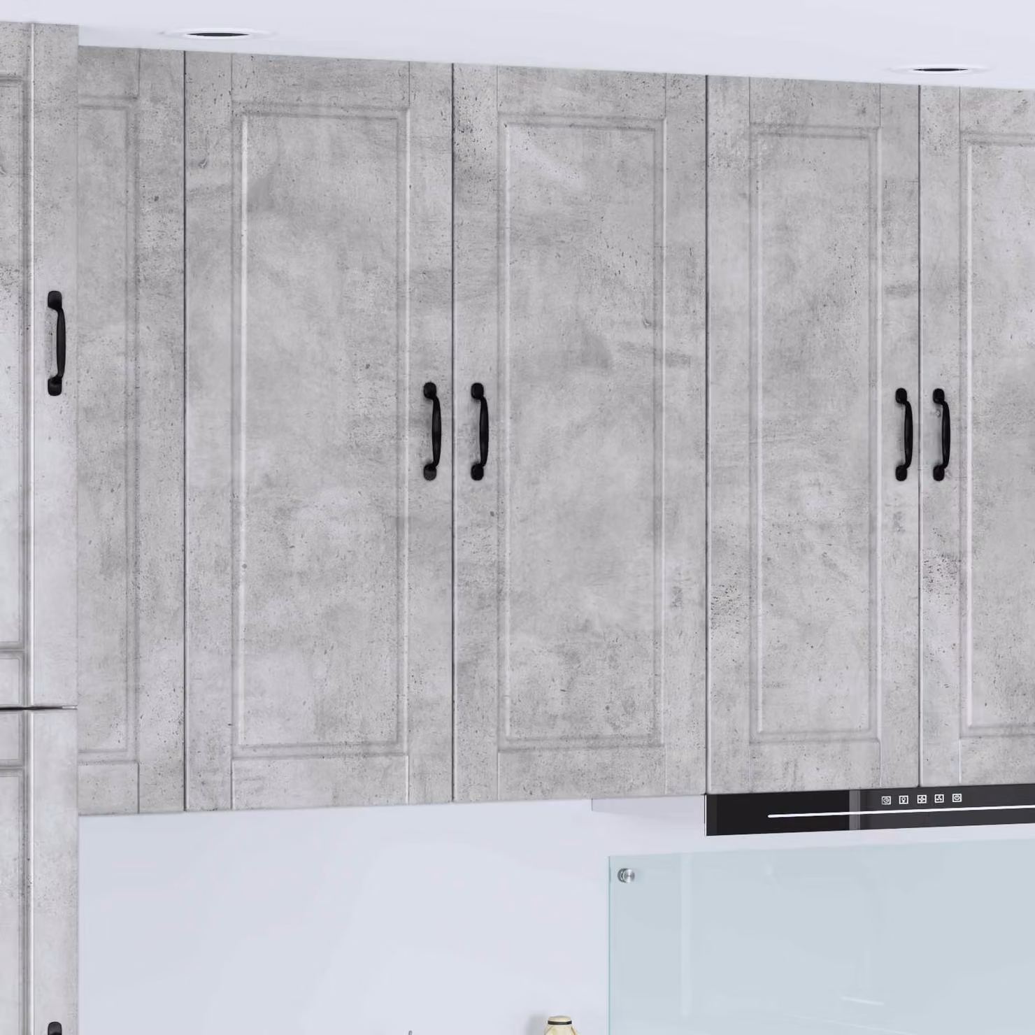 Armadietto a muro moderno vidaXL PORTO Grigio, L: 40 cm, P: 31 cm, H: 100 cm