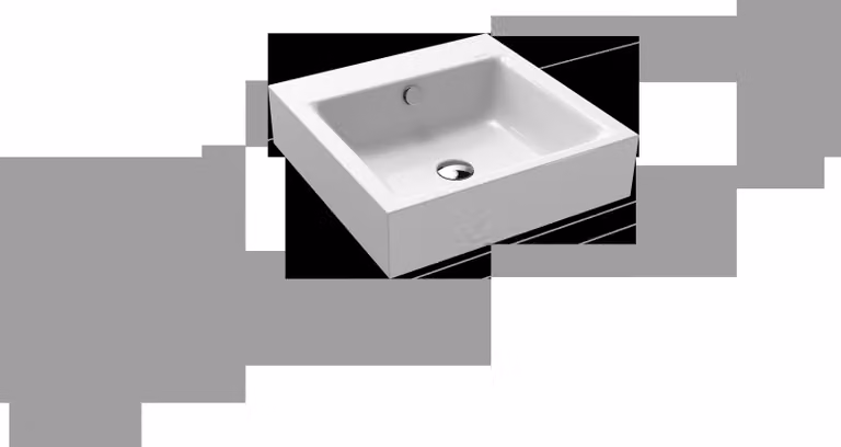 Lavabo à poser Kaldewei Puro 3156, 460 x 460 x 120 mm, 900606003001, 900606003001