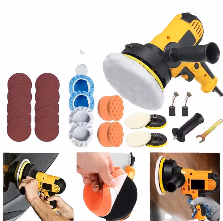 Kit di macchine elettriche per lucidatura e levigatura, 31 pezzi, realizzato con materiali in lega resistenti, strumento versatile per la lucidatura e la levigatura, funzionamento elettrico efficiente, set completo