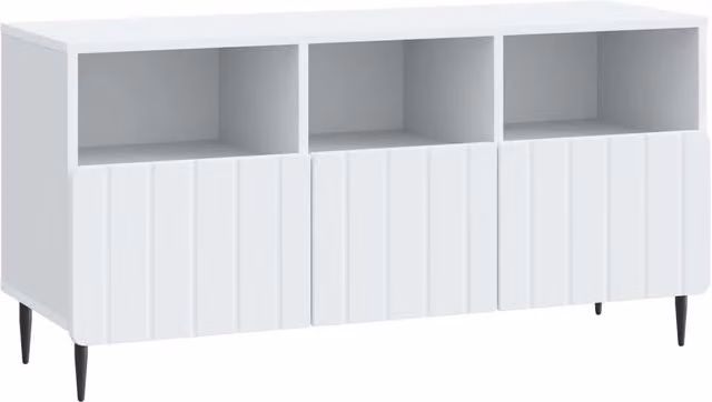 Mobile TV-Credenza per TV Bianco 102 x 34,5 x 50 cm Legno ingegnerizzato 498154